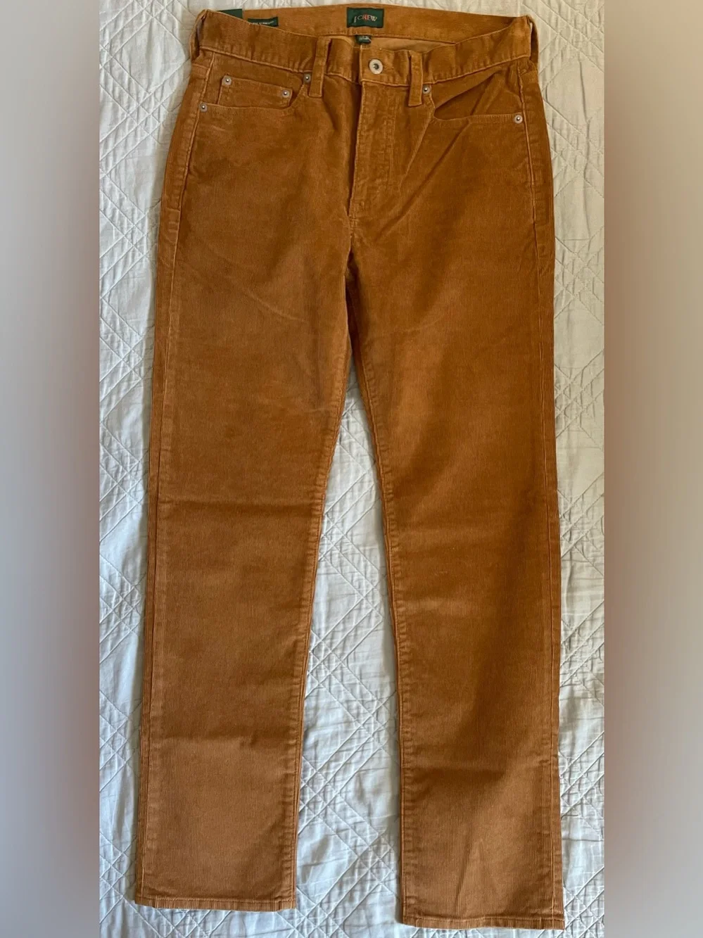 J. CREW 770M Straight-fit five-pocket pant in stretch corduroy Size 29 NWT CM716